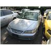 Image 1 : 2002 HONDA ACCORD, 4DRSD, GREY, GAS, AUTOMATIC, VIN#1HGCG56772A812453 *TMU, NO KEYS, NO