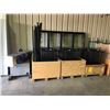 Image 2 : CURTIS REFRIGERATOR  4 DOOR GLASS FRONT WALK IN BEVERAGE COOLER 92"X104"X139" WITH HEATCRAFT