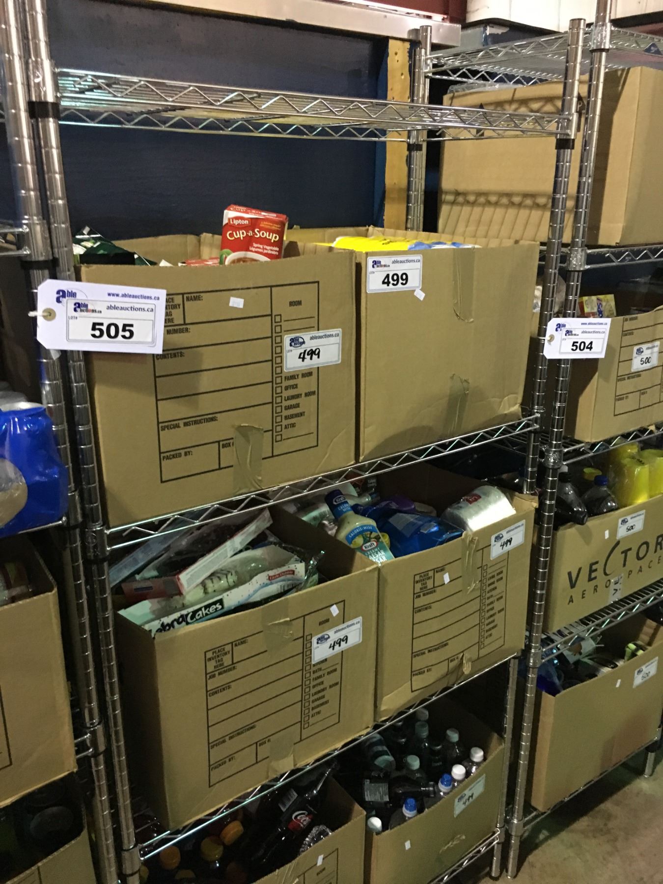 SILVER 4 TIER 'METRO' RACK