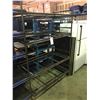 Image 2 : 4 BAYS OF INDUSTRIAL TUBE MADE MULTI TIER PRODUCT SHELVING WITH WOOD INSERT