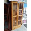 Image 1 : 67" TALL LIGHT WOOD BOOKCASE