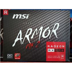 MSI RADEON RX 570 ARMOR MK 2 8GB GRAPHICS CARD