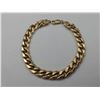 Image 1 : 14K YELLOW GOLD BRACELET WITH CURB LINKS (9")