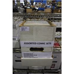 BOX OF COMIC SETS