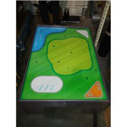 CHILDREN'S PLAY TABLE AND BLOW-UP TOY