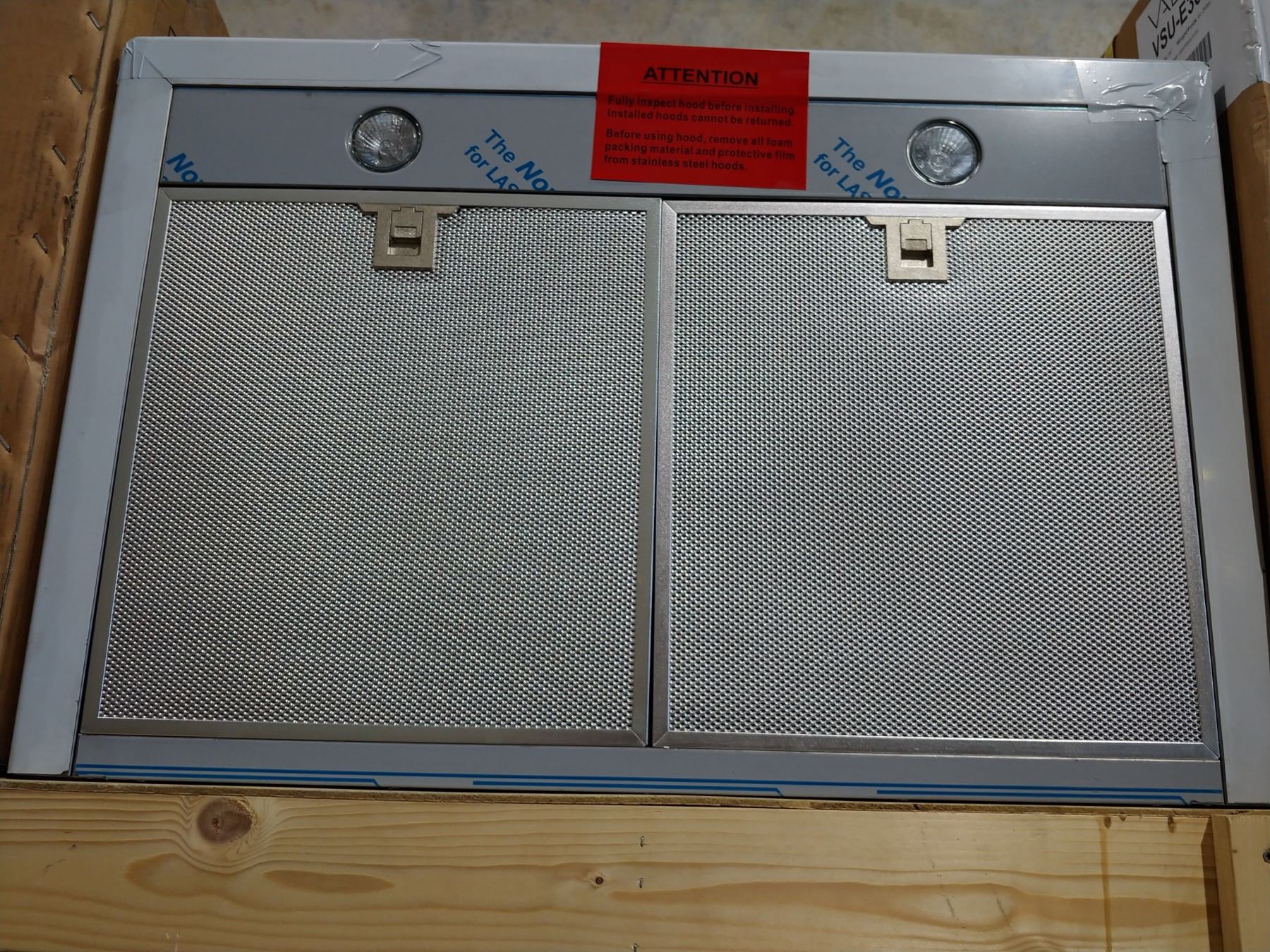 30" VALORE RANGE HOOD MODEL VSUE30CS