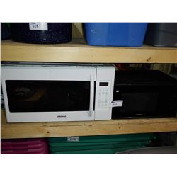 PAIR OF MICROWAVE OVENS (SAMSUNG & PANASONIC)