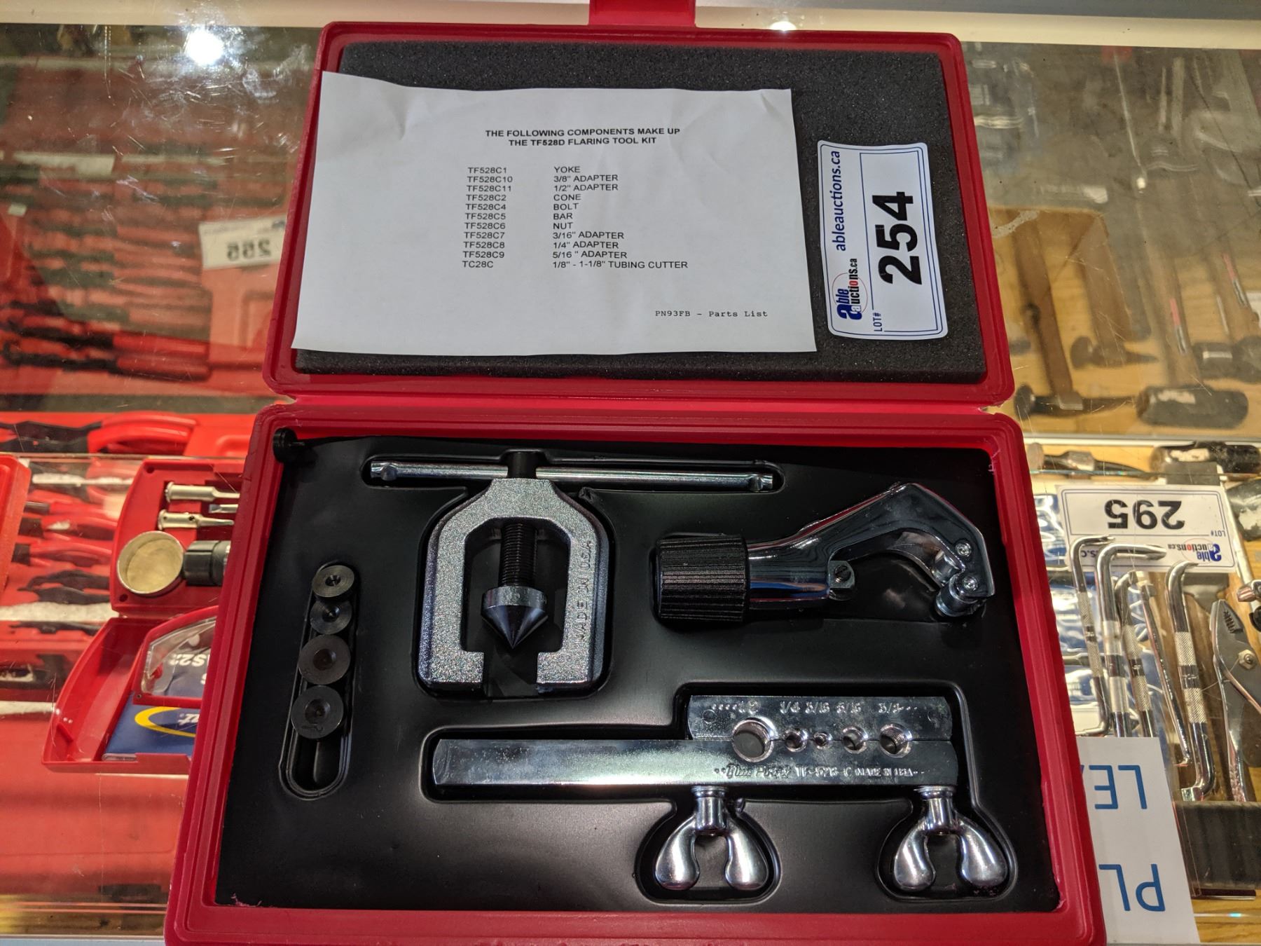 SNAPON BLUEPOINT TUBE CUTTING AND DOUBLE FLARING SET (TF528D)