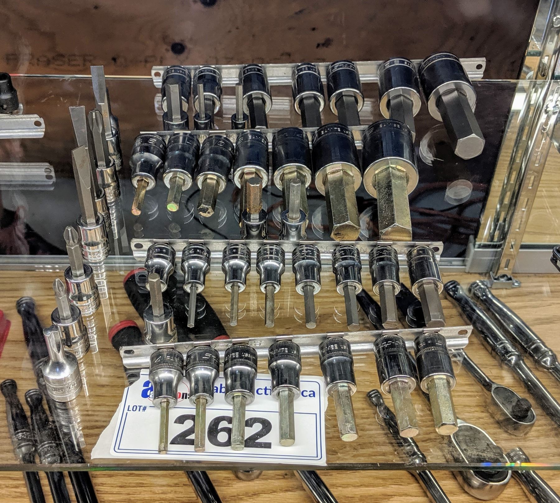 4 SETS OF SNAP-ON STANDARD HEX BIT SOCKET DRIVERS (35PCS) AND 8 ...