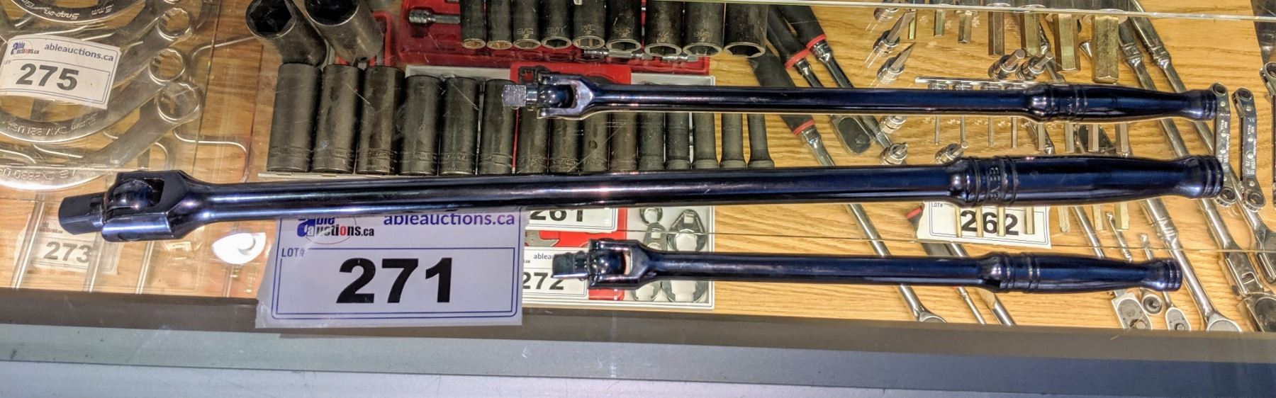 3 SNAPON STANDARD HANDLE BREAKER BARS