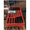 Image 1 : SET OF SNAP-ON 6-POINT SOCKET HEAD SCREWDRIVERS (13PCS)