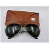 Image 2 : PAIR OF RAYBAN AVIATOR SUNGLASSES WITH CASE