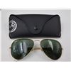 Image 2 : PAIR OF RAYBAN AVIATOR SUNGLASSES WITH CASE