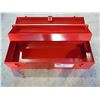 Image 2 : RED SNAP-ON METAL TOOLBOX (APPROX. 18.5 X 4 X 7")