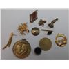 Image 2 : BAG OF ASSORTED GOLD COLOURED JEWELRY AND COINS