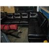 Image 1 : 2 PIECE BLACK SECTIONAL