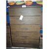 Image 2 : MODERN WOOD BEDROOM SET INCLUDING 6-DRAWER VANITY, 5-DRAWER DRESSER AND HEADBOARD, FOOTBOARD AND