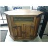 Image 1 : WOOD STORAGE CABINET