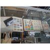 Image 2 : SHELF INCLUDING FOREIGN CURRENCY, PAIR OF STAMP BOOKS AND MORE