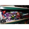 Image 2 : SHELF OF ASSORTED TOYS, FIGURES, GAMES AND MUCH MORE