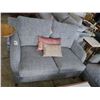Image 2 : GREY SOFA & LOVESEAT SET WITH ACCENT PILLOWS