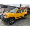 Image 1 : 2007 YELLOW NISSAN XTERRA OFF ROAD, VIN#5N1AN08W07C513963, 152708 MILES, AUTOMATIC, RD, CD, PW, CC,
