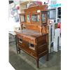 Image 2 : ANTIQUE EATON'S FUMED OAK SIDEBOARD, CIRCA 1910