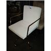 Image 2 : CREAM PADDED & METAL ROLLING CHAIR