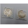 Image 2 : PAIR OF MORGAN SILVER DOLLARS ( 1893 & 1894 )