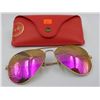 Image 2 : PAIR OF RAYBAN AVIATOR SUNGLASSES
