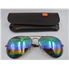 Image 2 : PAIR OF RAYBAN POLARIZED AVIATOR SUNGLASSES