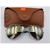 Image 2 : PAIR OF RAYBAN POLARIZED AVIATOR SUNGLASSES