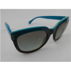 PAIR OF COACH SUNGLASSES WITH CASE (TURQUOISE GRADIENT)