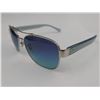 Image 2 : PAIR OF COACH SUNGLASSES WITH CASE (SILVER)