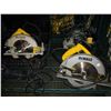 Image 2 : SHELF INCLUDING 4 GRINERS, PAIR OF CIRCULAR SAWS AND BELT SANDER