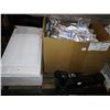 Image 3 : SHELF INCLUDING TRAILER HITCH, SCREWS, PIPES AND MORE ASSORTED HARDWARE