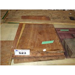 LARGE SHELF OF ASSORTED HARDWOOD