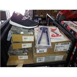 3 PAIRS OF THE NORTH FACE SIZE 8 RUNNERS, CRIMPING TOOL, DRAWER AND FOIL BBQ BAGS