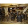 Image 2 : SHELF OF ASSORTED CLEAR GLASS HOME DECOR AND VASES