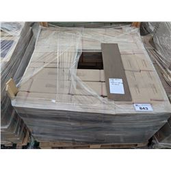 PALLET OF 6X24" TIMBER BROWN TILE, 516 SQFT