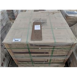 PALLET OF 6X24" TIMBER BROWN TILE, 645 SQFT