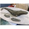 Image 2 : STONE CARVED HUMPBACK WHALE (DETACHED SIDE FINS)