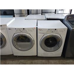 WHITE WHIRLPOOL DUET SPORT WASHER/DRYER SET