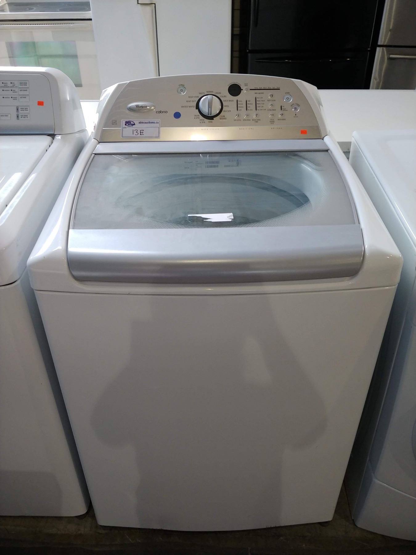 WHIRLPOOL CABRIO TOP LOADING WASHING MACHINE
