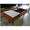 Image 2 : WOOD & MARBLE ADJUSTABLE COFFEE TABLE