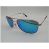Image 2 : PAIR OF AUTHENTIC POLARIZED RAY-BAN CHROMANCE AVIATOR SUNGLASSES