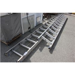 2 ALUMINUM EXTENSION LADDERS