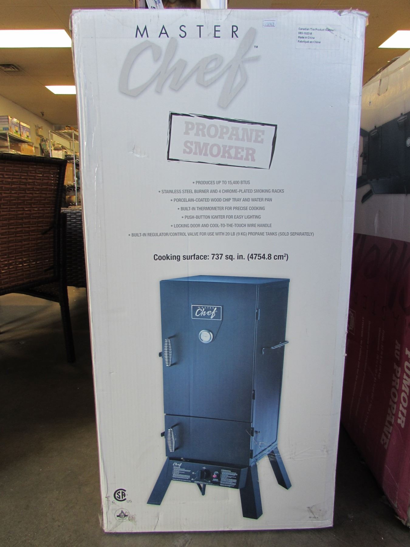 Masterchef Smoaker MASTERCHEF PROPANE SMOKER - Able Auctions