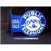 Image 1 : Public Telephone Sign 13 x 17 Alum