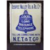 Image 1 : Ossipee Valley Tel Sign 17 x 23 Porcela